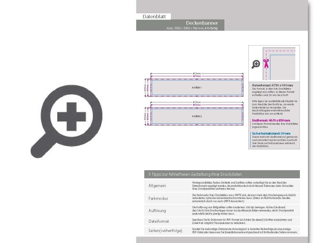 Product Bild hochwertiges_deckenbanner_-_rund_inkl__system__305_x_305_x_76_cm__einseitig_4_0-farbig_bedruckt