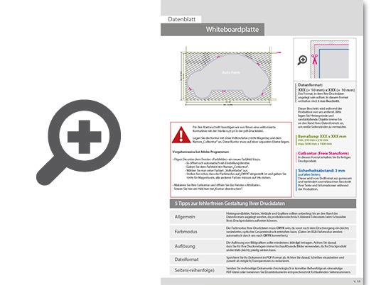 Product Bild whiteboardplatte_in_auto-form_konturgefr__st___einseitig_4_0-farbig_bedruckt