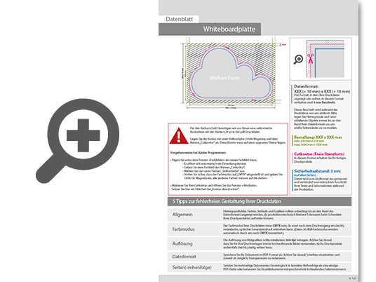 Product Bild whiteboardplatte_in_wolke-form_konturgefr__st___einseitig_4_0-farbig_bedruckt